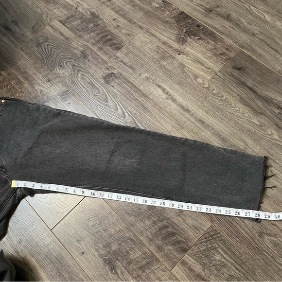 Levi’s 501 Jeans Button Fly raw hem Get off my cloud black wash 29/28 - Picture 16 of 16